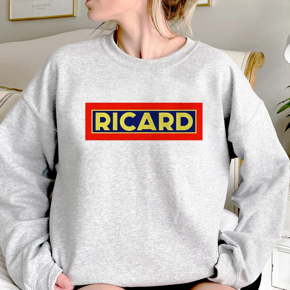 

Худи Ricard, Женский Топ с длинным рукавом, винтажный Готический флисовый спортивный костюм, женский корейский стиль