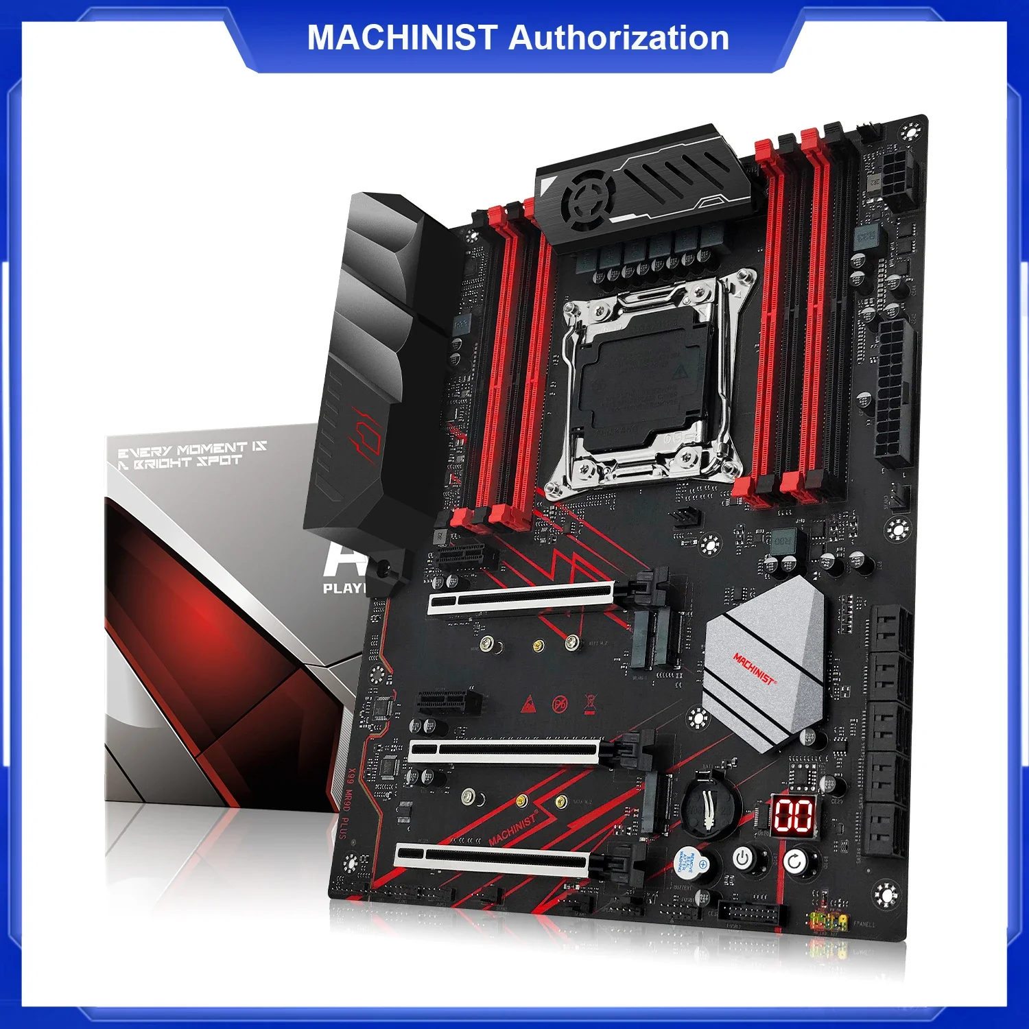 Материнская плата MACHINIST X99 MR9D PLUS с поддержкой LGA 2011-3 Xeon E5 2670 V3 2667 V4 процессор DDR4