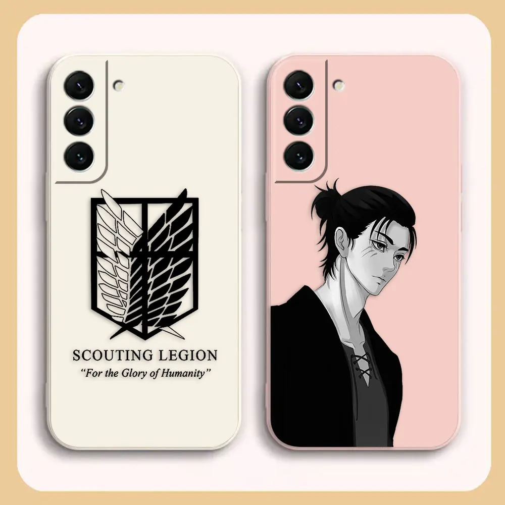 

Anime A-Attack O-On T-Titan E-Eren Comics Case For Samsung Galaxy S23 S22 S21 S20 FE S11 S11E S10 S10E S9 S30 Ultra Plus 5G Case