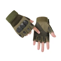 1pair half finger tactical gloves outdoor shooting hunting hiking gloves military motorcycle cycling sports combat gloves m l xl