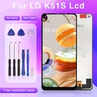 5,5-дюймовый дисплей для LG K51S, ЖК-дисплей, детали для замены с инструментами, бесплатная доставка