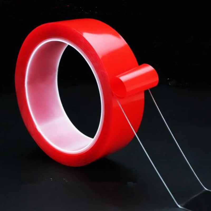 

3-40mm Double Sided Tape Acrylic Transparent двухсторонний скотч скотч 3м двусторонний for LED Strip Car Fixed Tablet Fixed