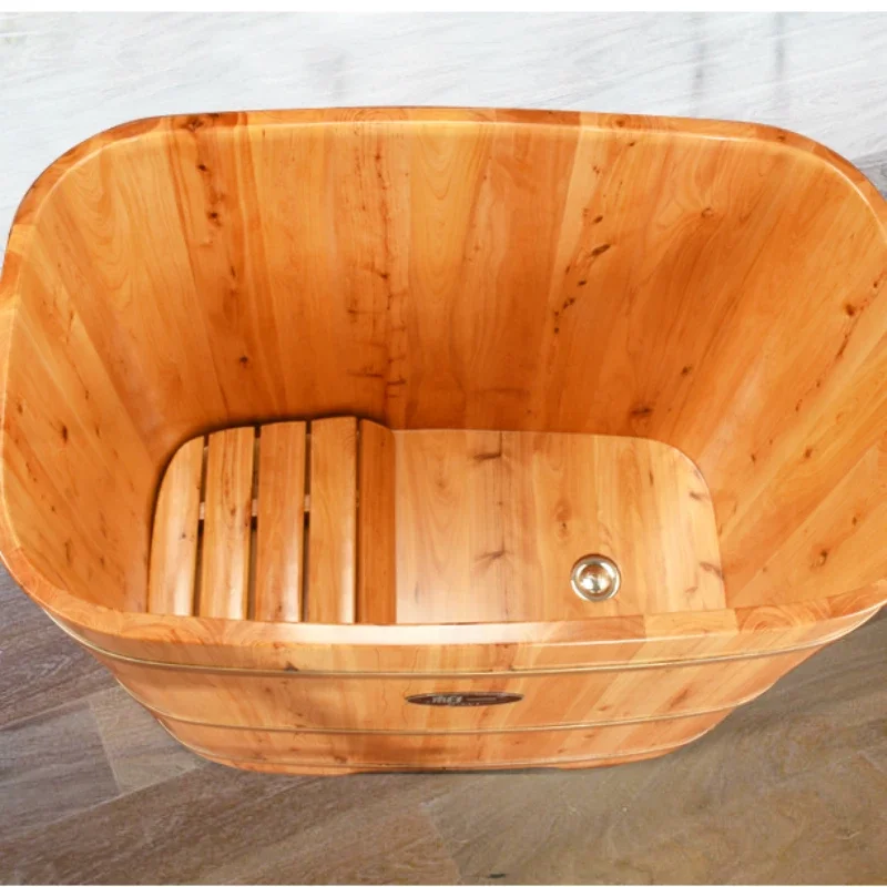 Ванна для горячей за пределами ледяной ванны уличный спа-деревянный