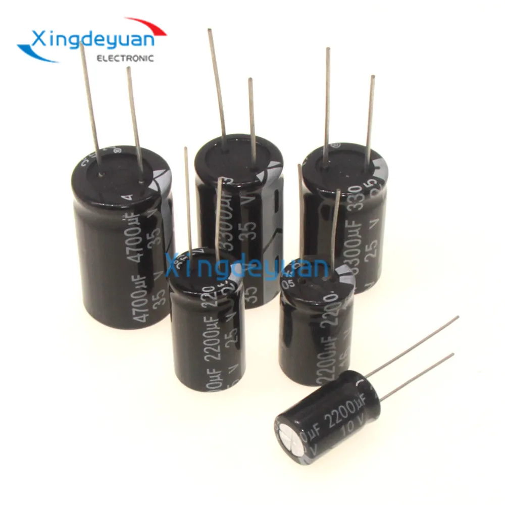 10PCS DIP Aluminum Electrolytic Capacitor 63V 10UF/22UF/33UF/47UF/100UF/220UF/330UF/470UF/1000UF/4700UF