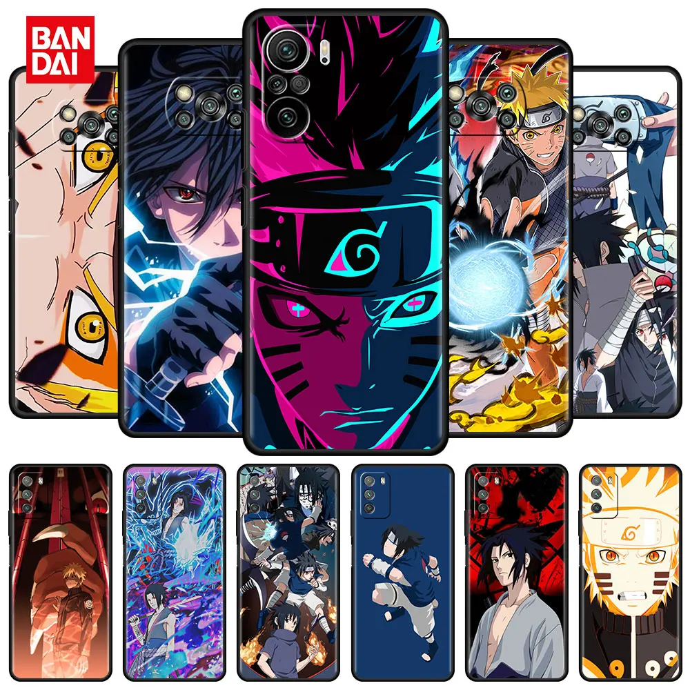 

Anime Naruto Sasuke Soft Case For Xiaomi Mi Poco X3 NFC M3 Pro F3 GT M4 F1 X2 11T Lite Note 10 10T 9T Silicone Shell Phone Cover