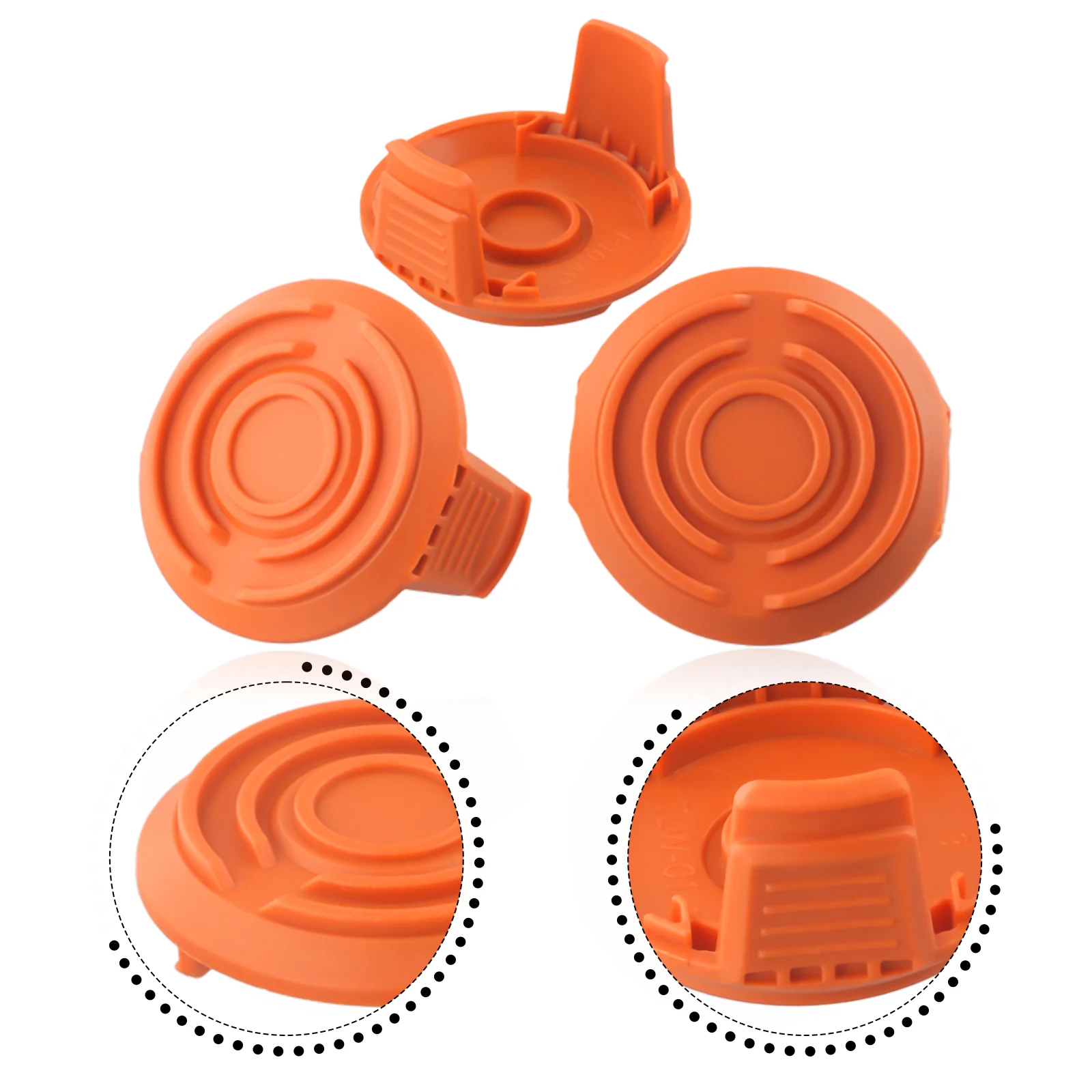 3 шт. крышка катушки триммера для WORX WG150 WG151 WG151.5 WG152 WG153 WG154 WG155 WG156