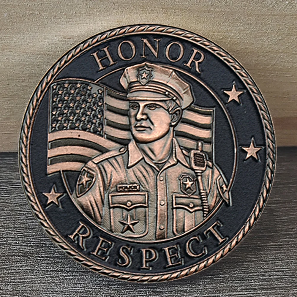 

Памятная монета американской полиции