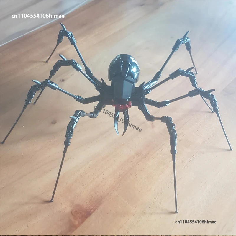 Фото НОВЫЕ Волшебные строительные блоки MOC «Черный скорпион» (модель паука), развивающая конструкторная игрушка для детей, подарок на Рождество и День рождения №5