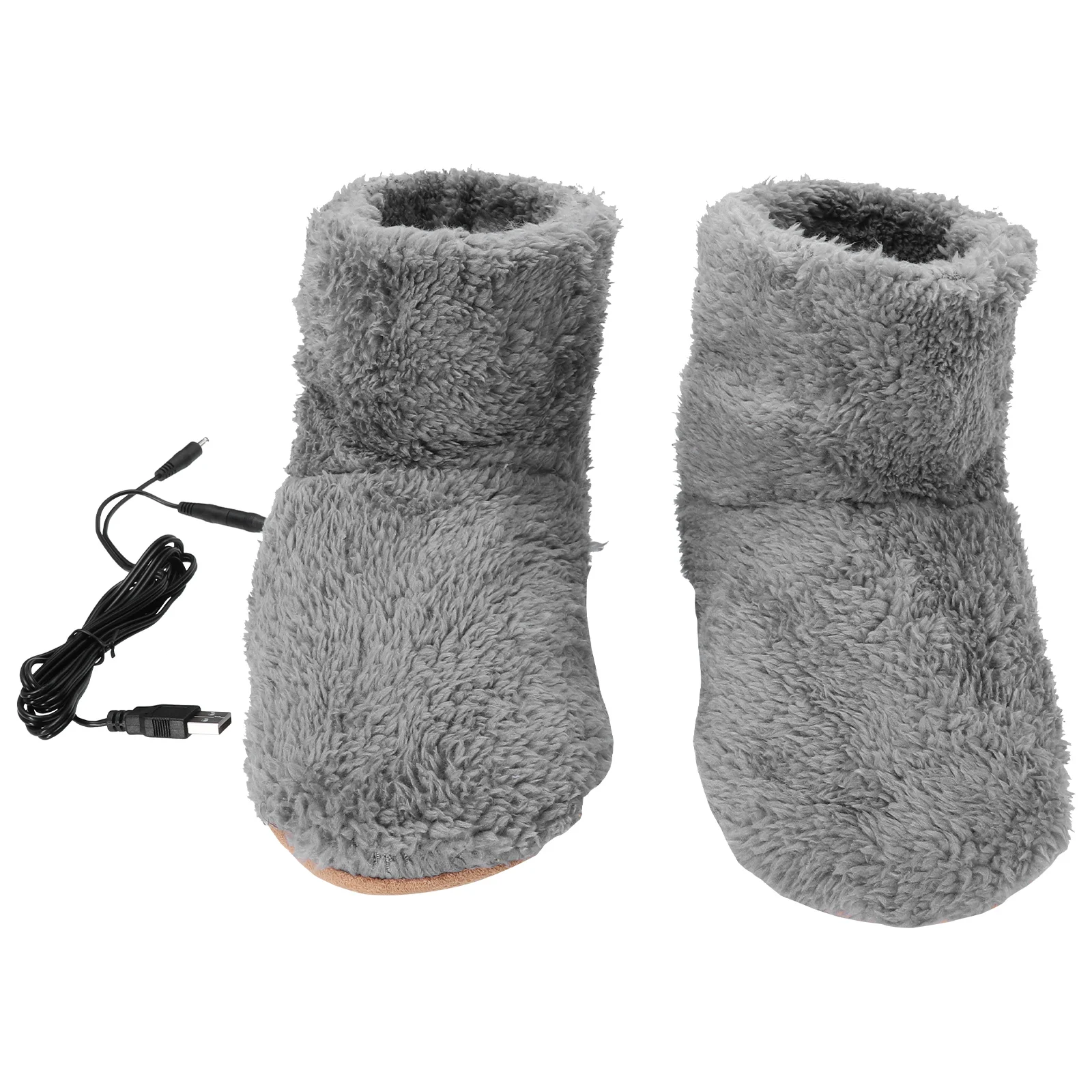 

Foot Warmer Heated Electric Shoes Feet Slippers Warmers Heating Usb Warm Boots Winter Women Booties Heater Bed Plush Slipper Pad