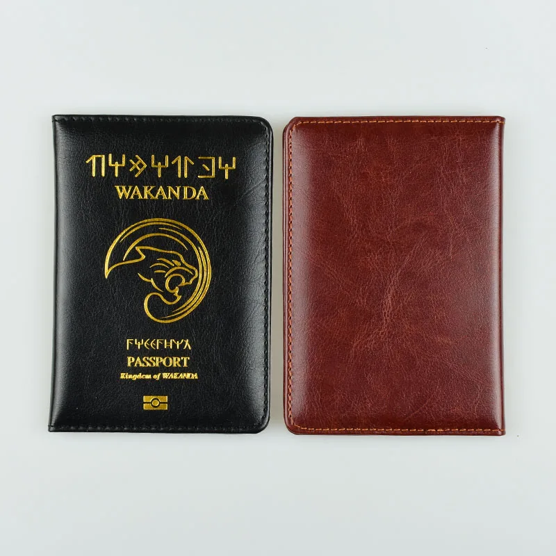 

Обложка для паспорта для женщин и мужчин, мягкая кожаная дорожная Обложка для паспорта с кармашками для карт и пантерами