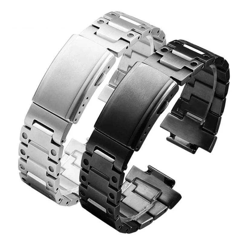 Фото Для Casio Edifice Series GST-B400 EFB-680 CL-7A ECB-10D браслет для часов 14 мм ремешок Лидер продаж твердый металлический ремешок для часов из нержавеющей стали №5