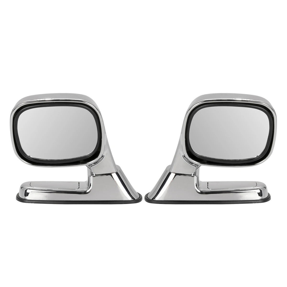 

1/2 шт. боковое зеркало заднего вида на капоте автомобиля, черное, серебристо-белое, авто внешняя сборка, широкоугольное боковое зеркало, универсальное внедорожник, грузовик