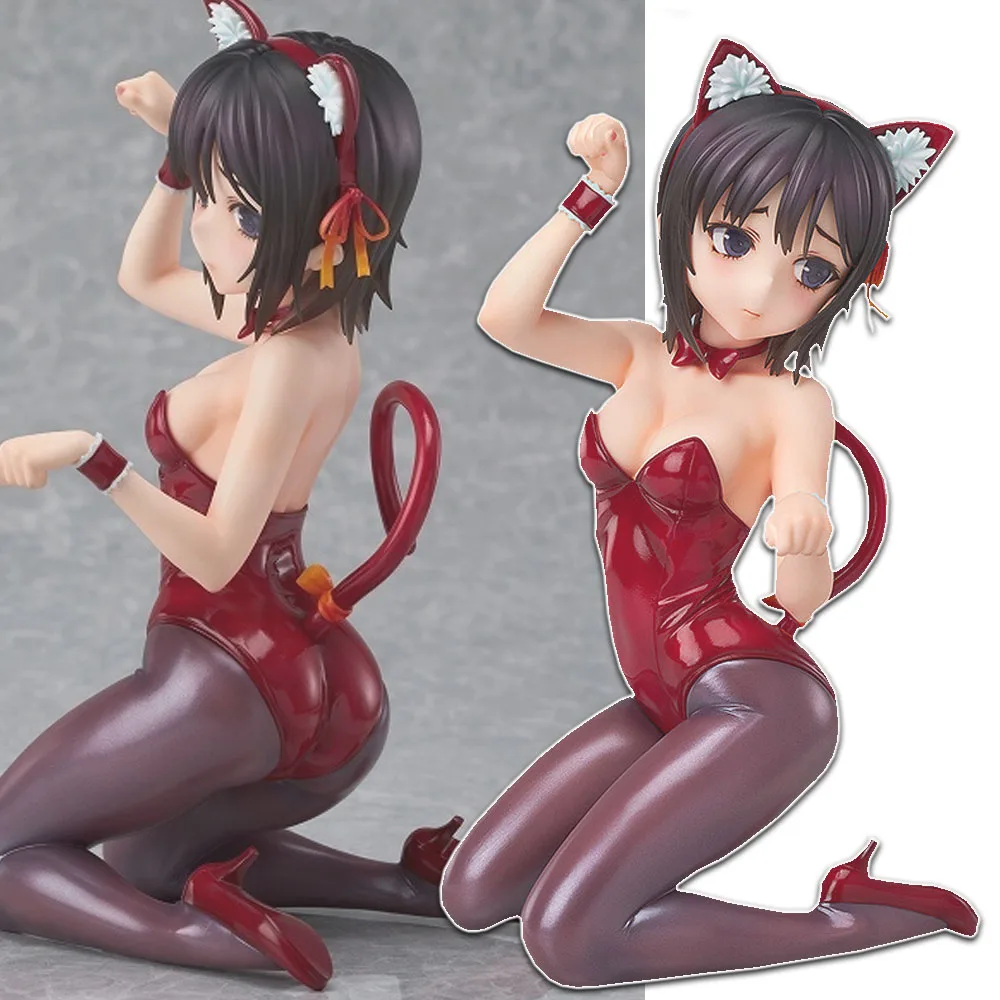 

JUNMU Anime Figurine Hentai Anime Figure Girl Sexy Figure Mikazuki Yozora 1/7 Cat Costume ver. Collectible Model Anime Toy