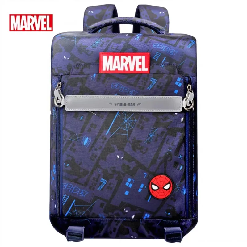 2022 Disney Marvel School Bag For Boys Primary Middle Student Shoulder Orthopedic Backpack Iron Spider Man Large Capacity Mochia enlarge