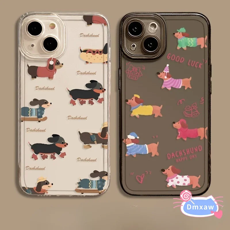 Чехол для Realme GT Neo Neo5 SE Neo3 Neo2 Neo3T Neo2T GT2 Explorer Master Pro GT3 GT5 телефона Cute сосиска такса