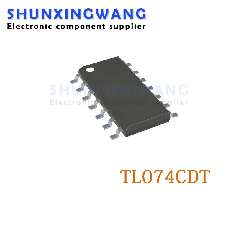 10 шт. TL074CDT SOP14 TL074 SOP TL074C SMD 074C TL074CDR SOP-14 новая и оригинальная интегральная схема