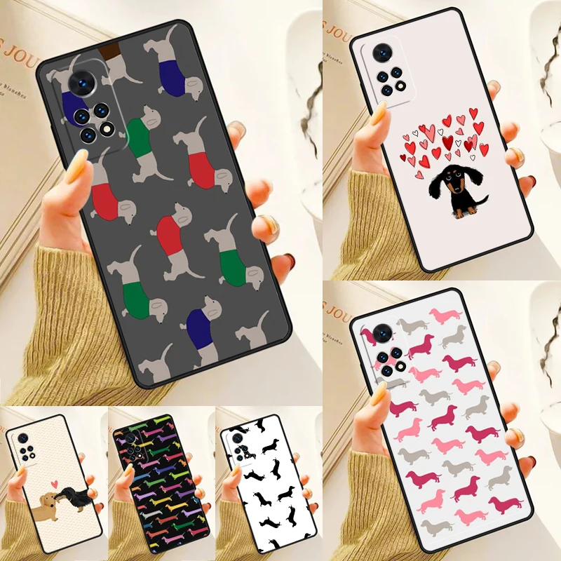 Чехол Dachshund Doxie Dogs для Samsung Galaxy S24 Plus S23 S20 S21FE Lite S22 Ultra Note 20 S8 S9 S10 чехол телефона