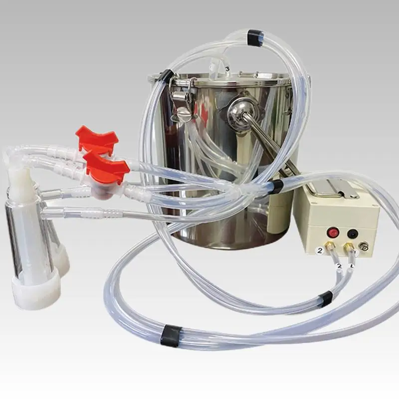 Доильный аппарат из нержавеющей стали 25 л доильный для овец и коров с двойным