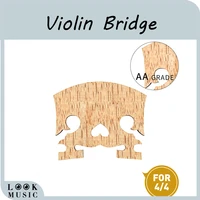 1pc aa grade maple wood violin bridge upside down heart baroque violin bridge for 44 violin use