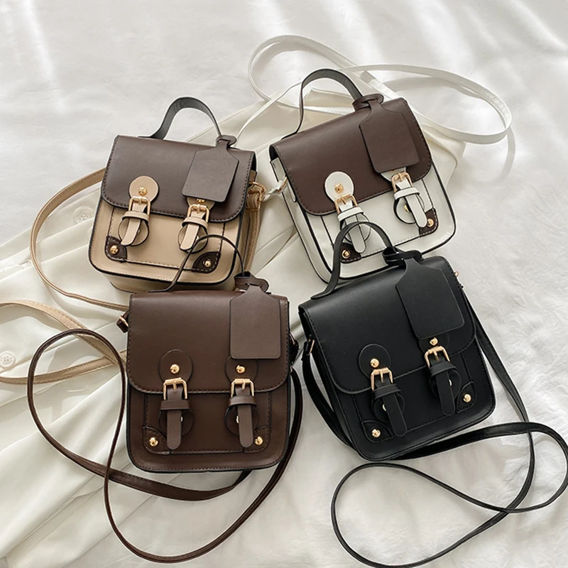 

Large Capacity Solid Color Handbag For Women Travel Crossbody Female Square Shoulder Bags Ladies Daily Street Shopper 2022