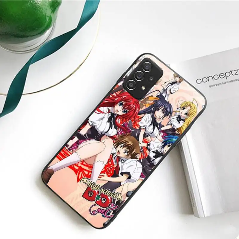 Школьный Аниме мультяшный чехол dxd для Samsung Galaxy A02 A12 A21 A22 A32 A41 A42 A51 A71 A72 |