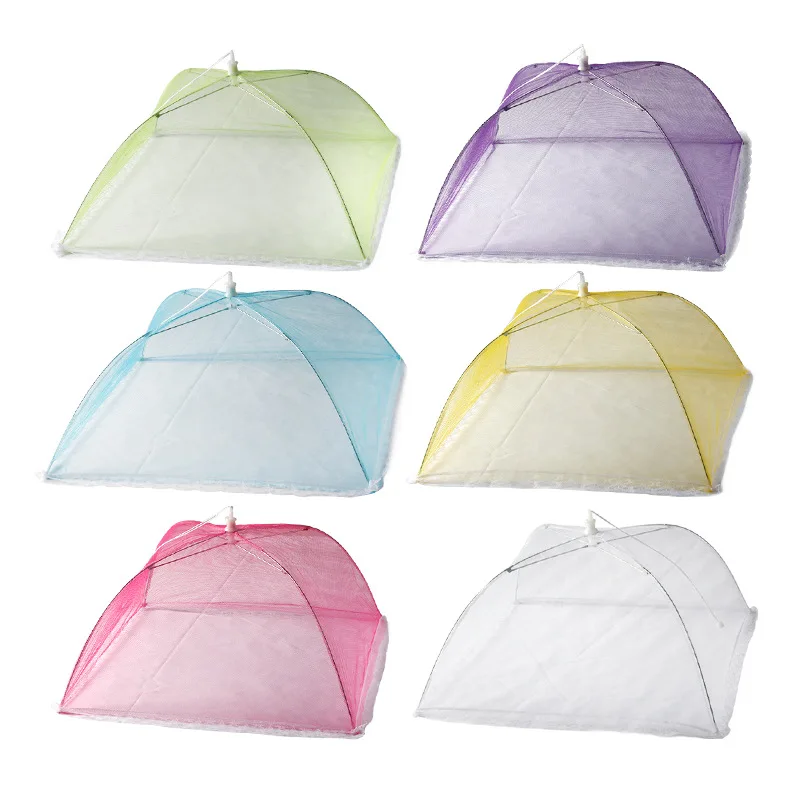 

Pop-Up Mesh Anti Fly Mosquito Umbrella Picnic Food Cover Mesh Screen Dinner Table Home Tent Cover Kitchen Gadgets 12 Inches