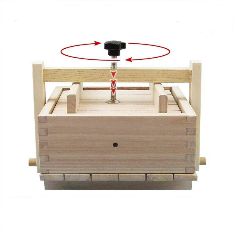 

DIY Wooden Tofu Press Mould Set Homemade Cheese Tofu Mold Soybean Curd Tofu Making Mold Kitchen Accessories Cooking Tool