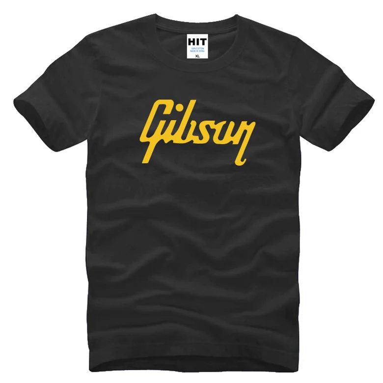 

men tshirt luxury brand Gibson T Shirts Men Music Rock Man t shirt Short Sleeve T-Shirt Hip Hop Mens Tee Shirt Tops
