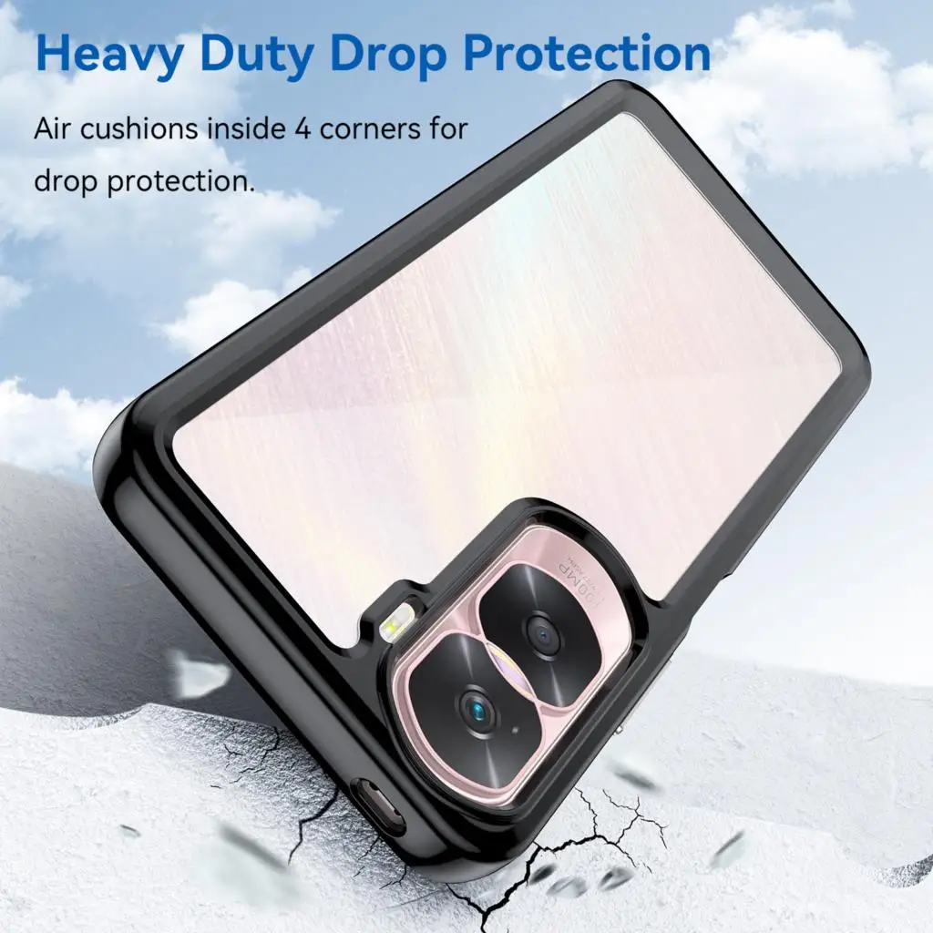 Clear Case For Honor 90 Lite Cover Honor 90 Lite Cover Coque Fundas Hard Translucent Shockproof Phone Bumper Honor 90 Lite