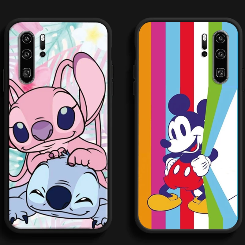 

Disney Mickey Stitch Phone Cases For Huawei Honor Y6 Y7 2019 Y9 2018 Y9 Prime 2019 Y9 2019 Y9A Coque Carcasa Soft TPU