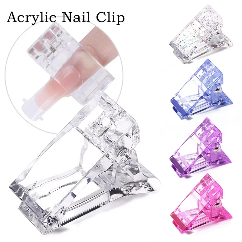 

NEW IN Nail Clips Acrylic Extension Tips For Nail Fake Nail Clip Quick Building Mold UV Gel For Manicure Nails Accessories