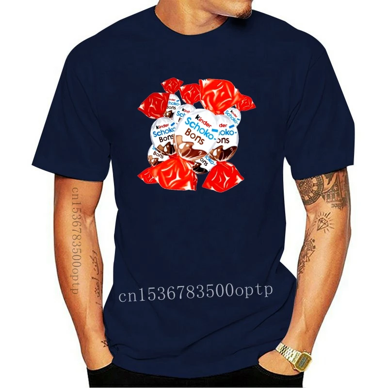 

Men Tshirt Delicious Schokobons Kinder T Shirt Printed T-Shirt Tees Top