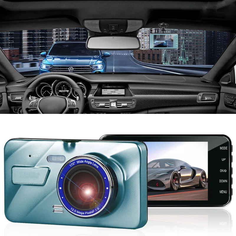 Car Dash Cam Rear View Dual Lens HD DVR Camera for Lada Niva 4X4 2121 Juguete 1 24 2101 2106 2107 Shirt 1600 Vesta Tuning Granta