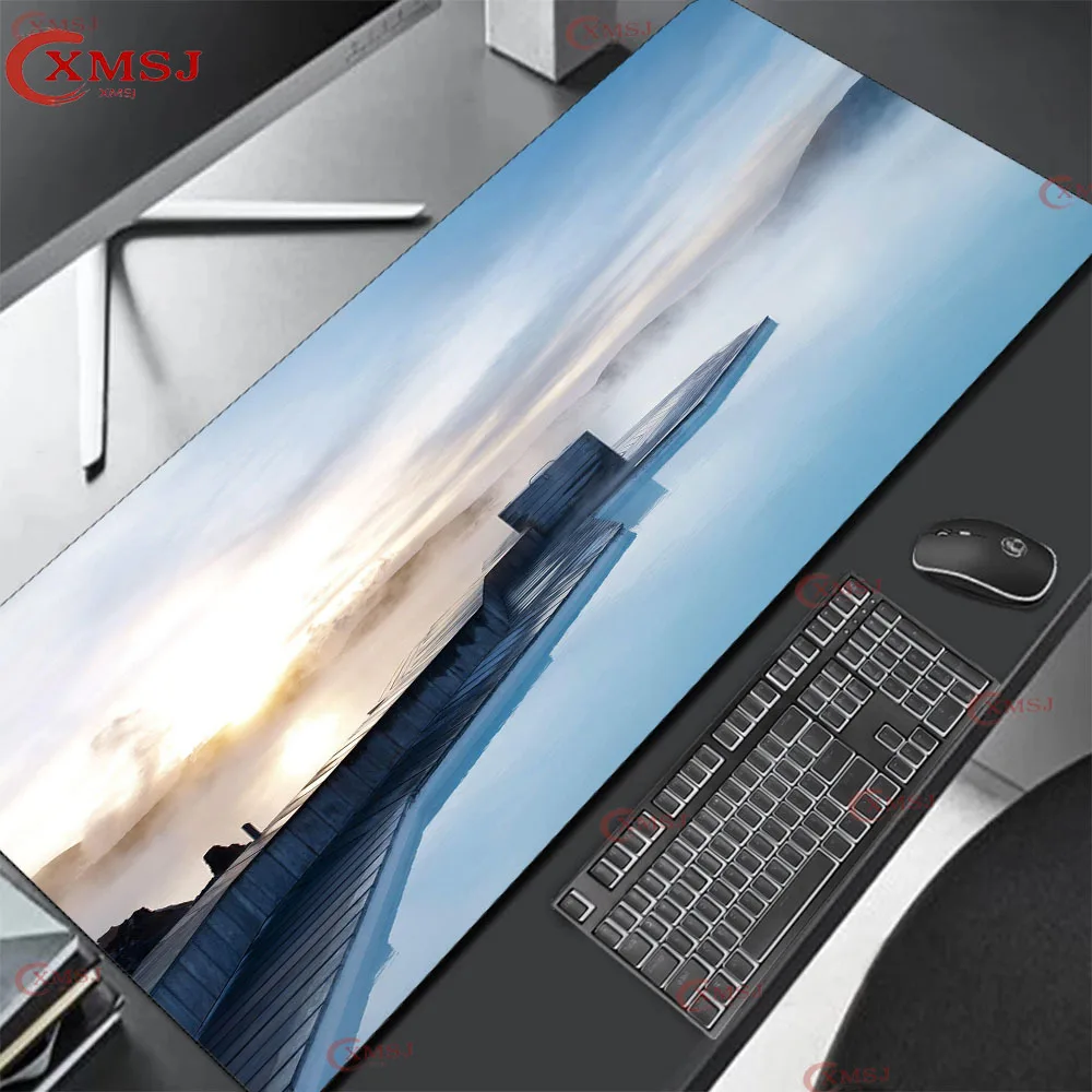 

Hushan scenery mouse pad game large game custom computer parts mouse office home mouse pad carpet table pad XXL30x80 LOL CSGO