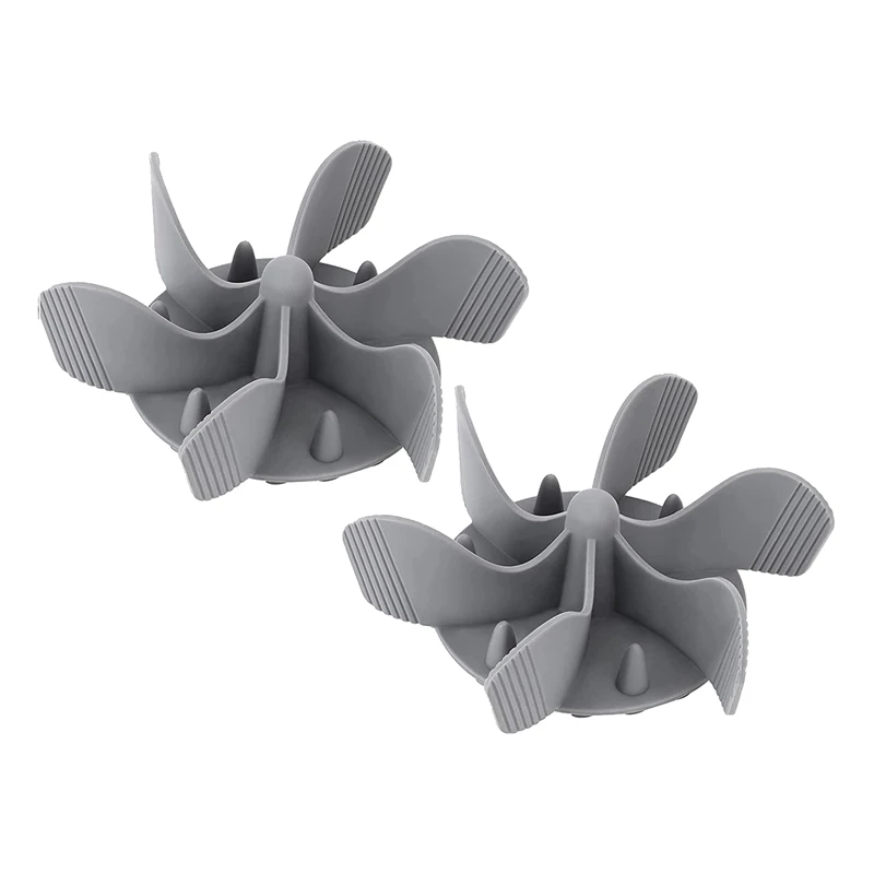 

[2 Pack] Dog Bowl Slow Feeder Insert - Adjustable Size With Cuttable Arms Fits Almost All Dog Bowls - Suction Cup Base