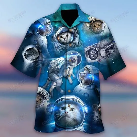 Cats Saint Patrick's Day Hawaiian Shirt 3D All Over Printed Hawaiian Shirt Men's For Women's Harajuku Casual Shirt Unisex