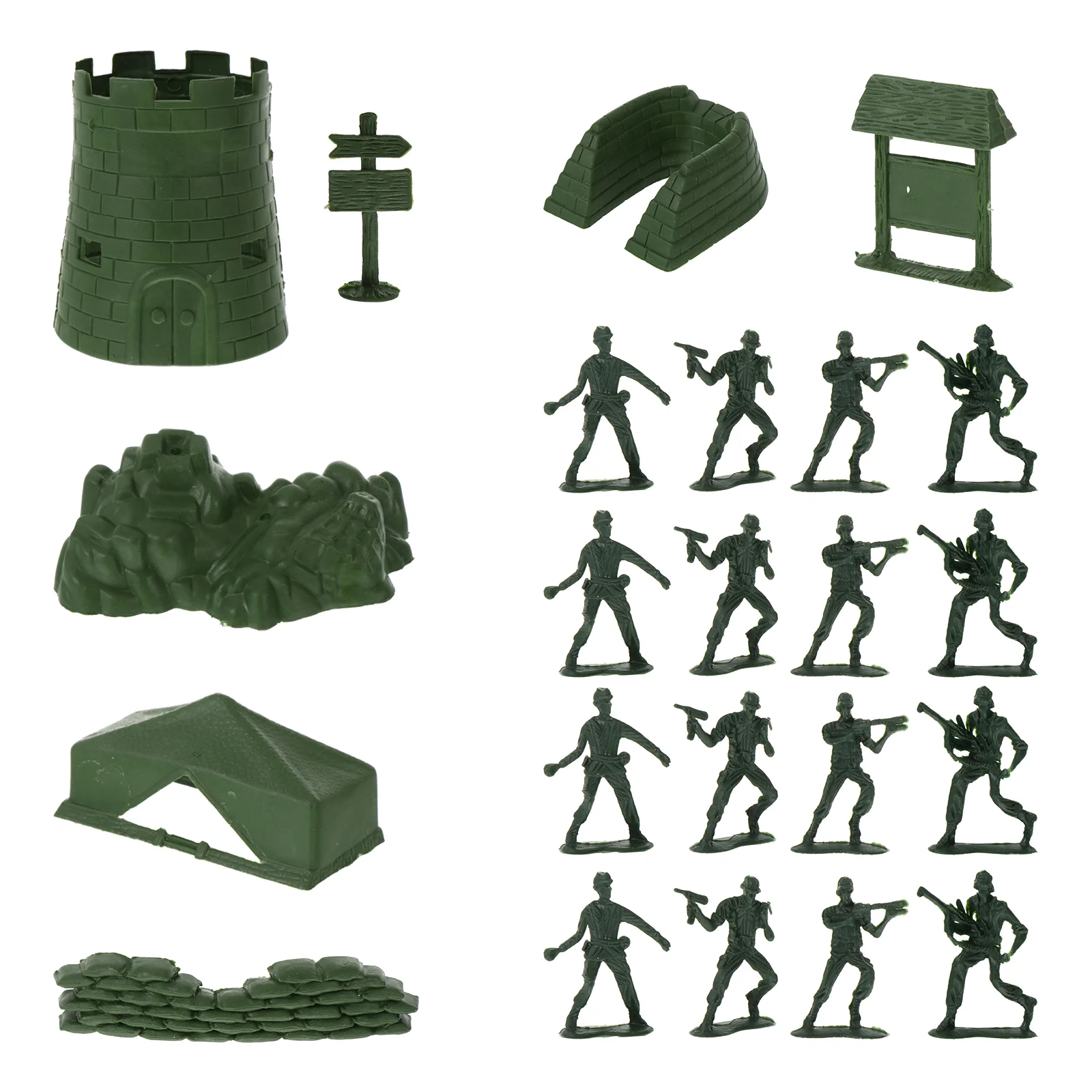 

Soldier Soldiers Action Figure Figures Toy People Mini Toys Figurines Plastic Playsets Men Playset Model Battlefield Career