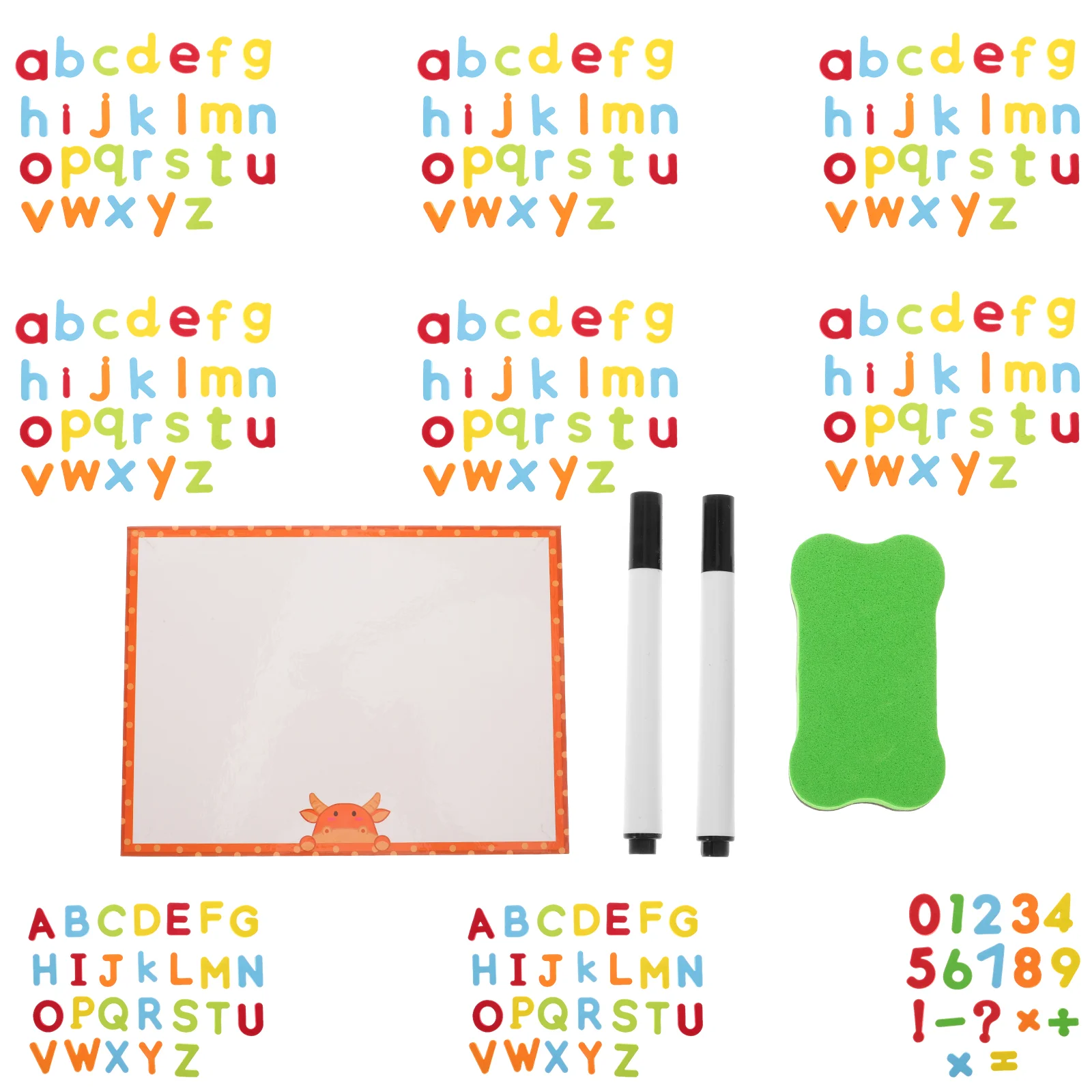 

English Letter Stickers Magnets Toddlers 1-3 Magnetic Letters Numbers Refrigerator Child Puzzle Toys