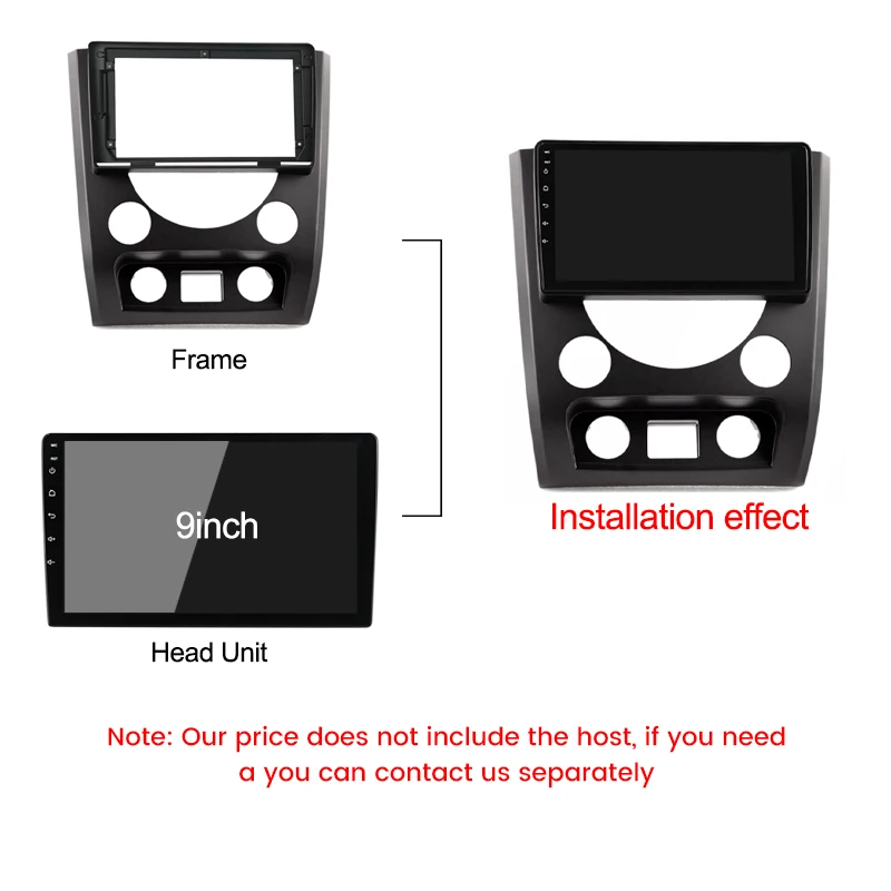 Автомобильная система Android рамка Fascia Для SsangYong Rexton 2006-2012 автомобильная