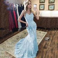 sexy lace sweetheart prom dresses sleeveless backless mermaid 2022 party dress appliques zipper sheath for women robes de soir%c3%a9e