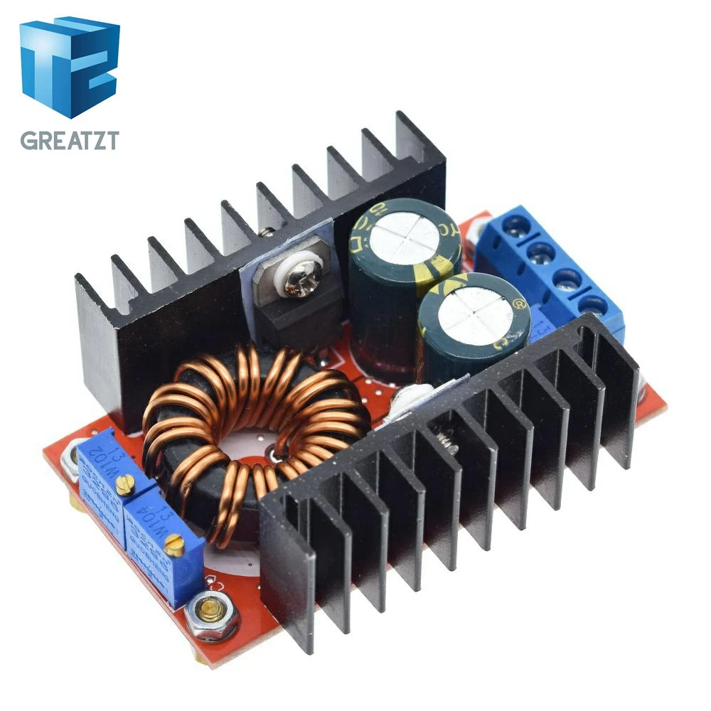 Преобразователь DC-DC CC CV Buck Boost Converter 9-35 to 1-35V 80W Booster DC Step Down Up Adapter Module Adjustable Voltage Regulator on.