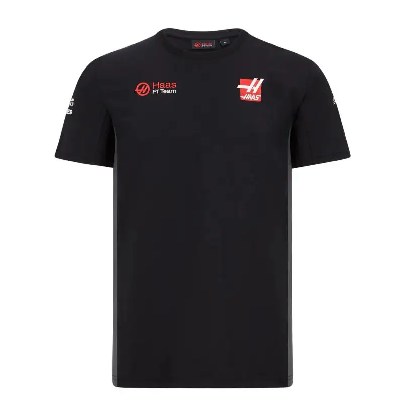 

F1 Haas Team 2020 Short Sleeve T-Shirt Round Neck Sports Tee Racing Suit Quick Drying Breathable Jerseys Summer Short-Sleeved