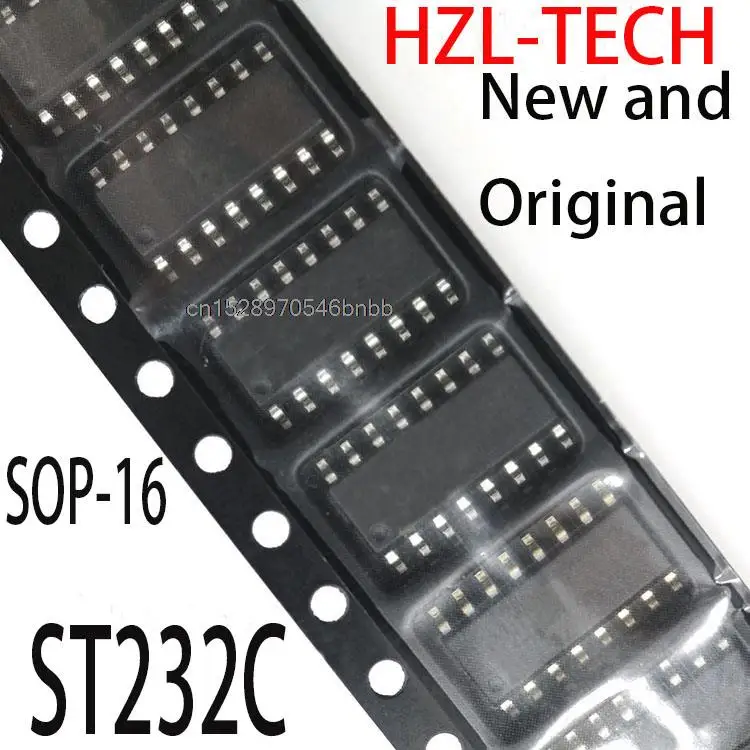 10 шт. новые и оригинальные ST232CDR SOP16 SOP ST232 SOP-16 Чип трансивера ST232C