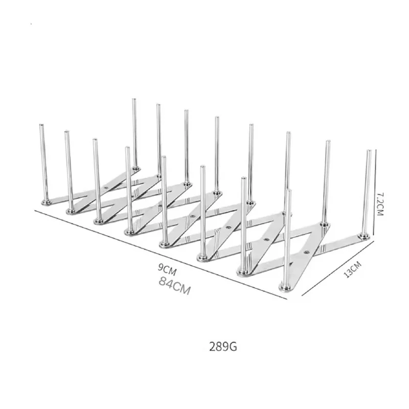 

1 Шт. Кухонный Гаджет-держатель Для Кастрюли Из Нержавеющей Стали, Складная Подставка Для Сковороды С Сливной Подставкой