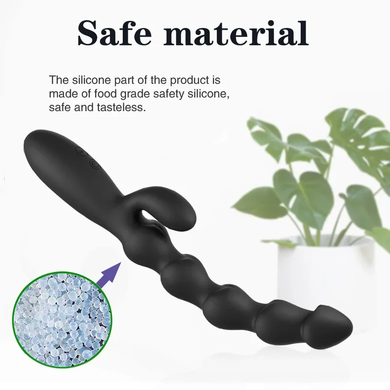 Электрическая Анальная Пробка Анальные Бусины Для Женщин Кролик Вибратор