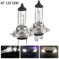 no modification needed h7 halogen headlights light 6000k h7 high quality quartz texture for cars with 12v battery