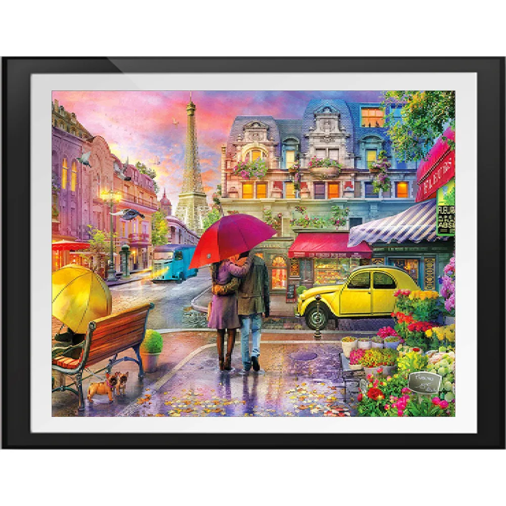 

00096Ann-Tulip diy digital oil painting oil painting acrylic flower painting explosion hand-filled landscape painting