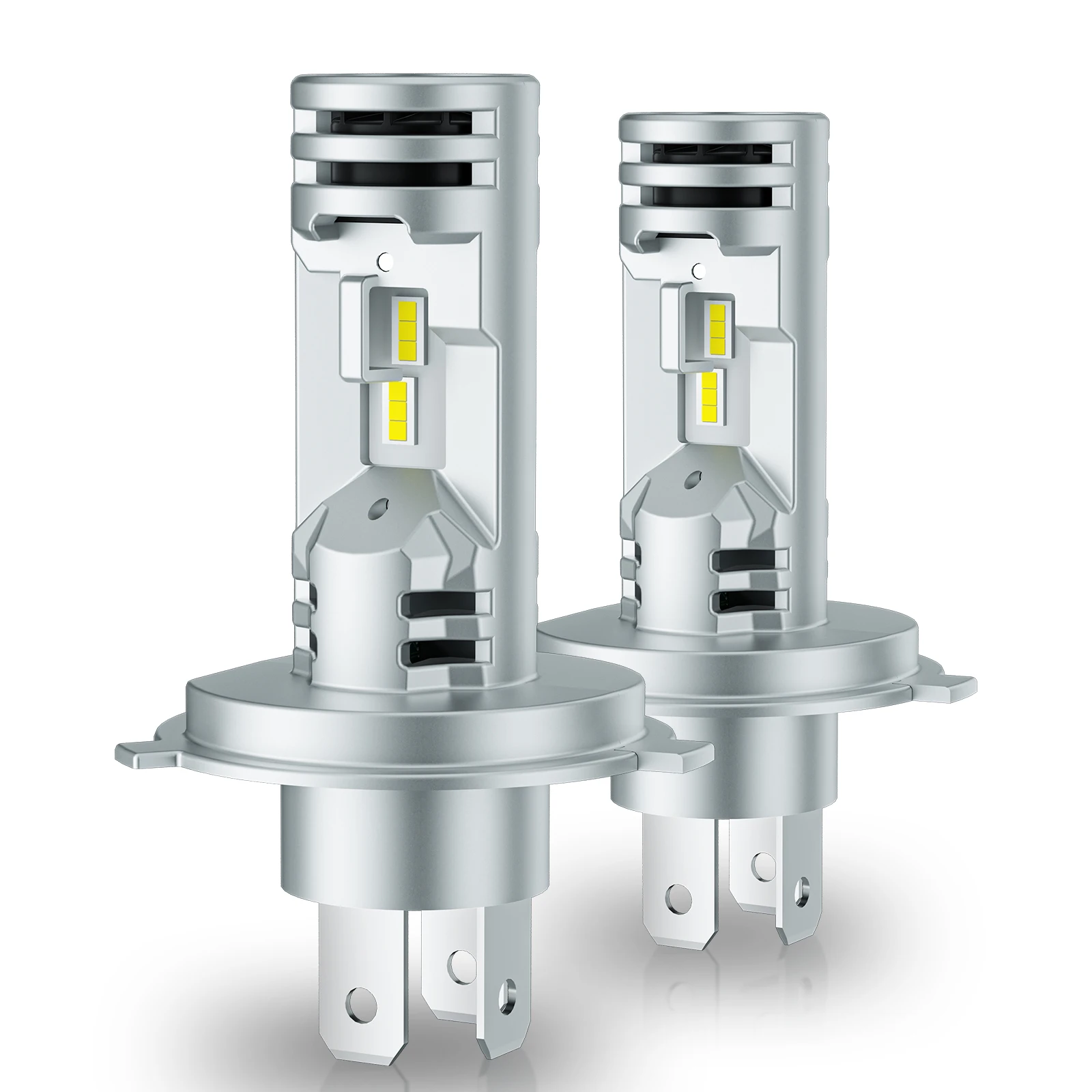 2 шт., Автомобильные светодиодные лампы H4/9003/HB2, 12 В, 9005 Вт, 9006 лм, 120 К