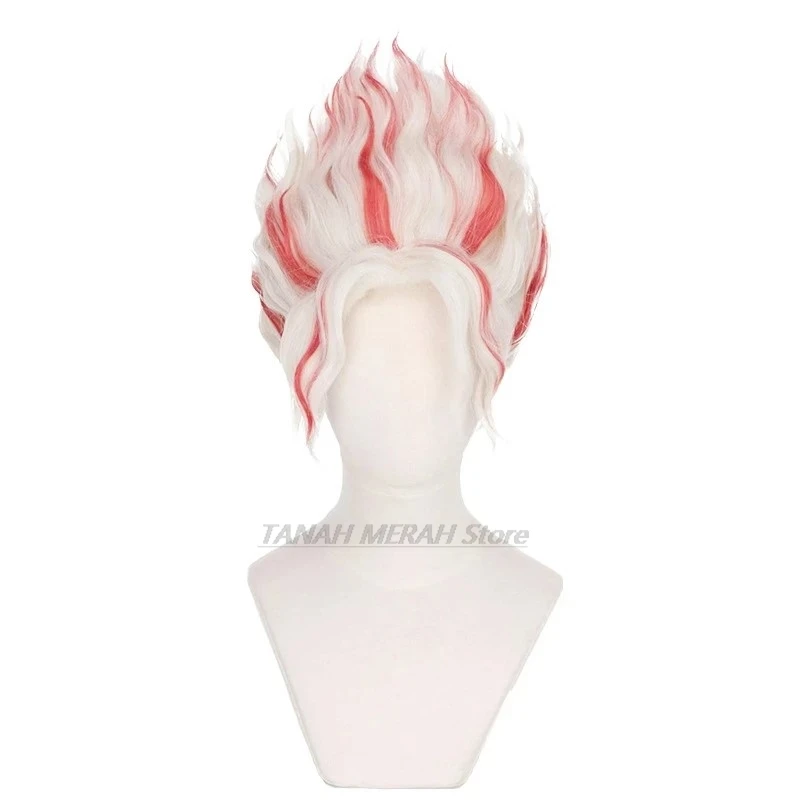 Okarun Occult Kun Косплей Парик Аниме Dandadan Очки Takakura Momo Ayase Белый Красный Короткие Волосы