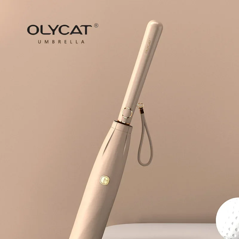 Модный женский зонт с УФ-защитой Olycat Ветрозащитный Зонт длинной ручкой зонтик от